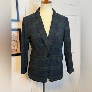 The Limited Plaid Blazer